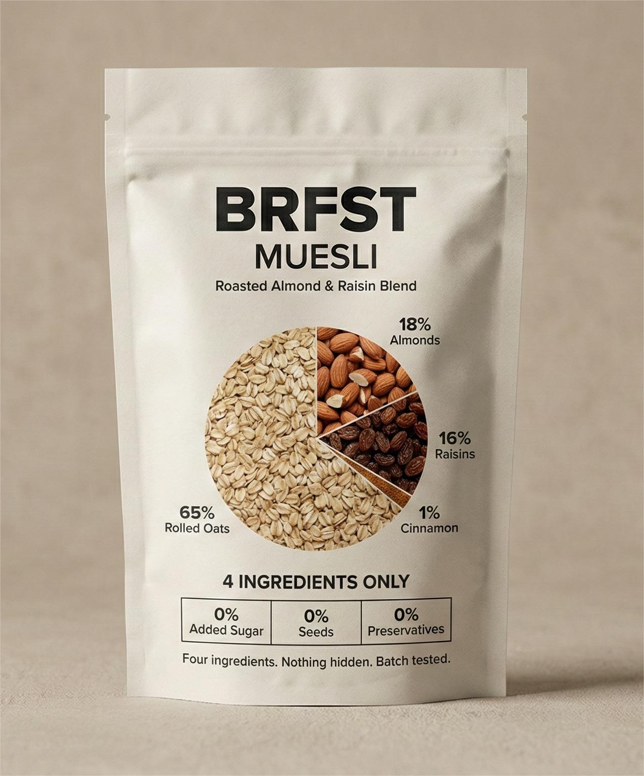 BRFST premium muesli 400g pouch